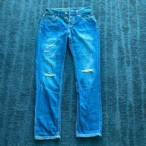 Size 0 Old Navy dark blue boyfriend jeans